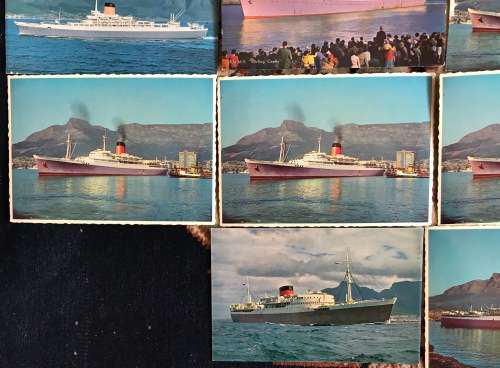 Union Castle ship postcards