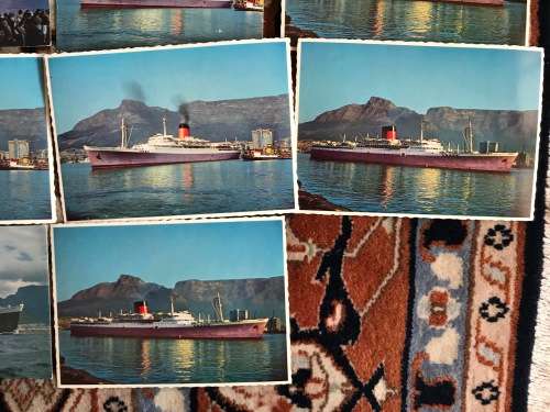 Union Castle ship postcards