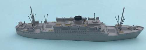 Hein Mück `Dunnottar Castle` liner troopship 1942 resin model ship 1 in 1250 scale Ref No 271