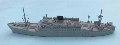Hein Mück `Dunnottar Castle` liner troopship 1942 resin model ship 1 in 1250 scale Ref No 271