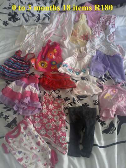 0 to 3 months baby girl clothing