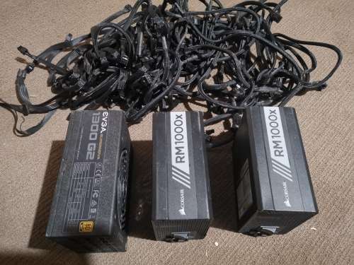 Faulty psus for parts and cables