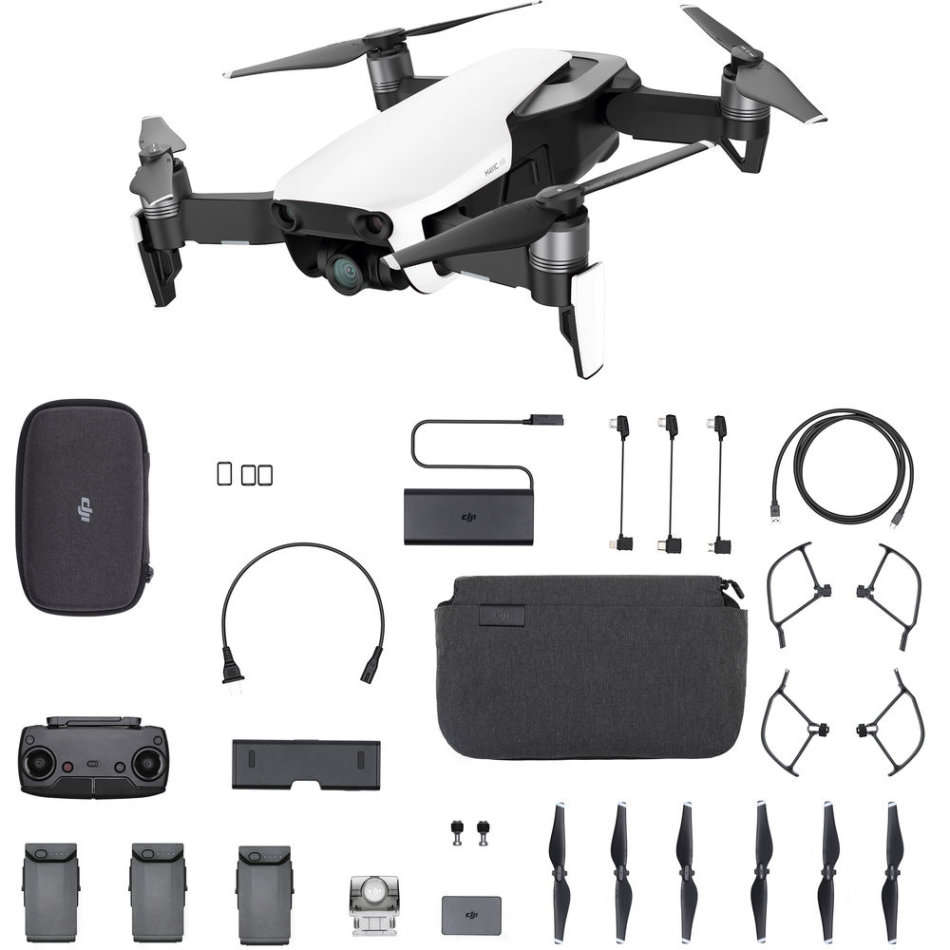 NR!! DJI Mavic Air Flymore Combo with ORIGINAL packaging (Arctic White) (Incl. Filters)