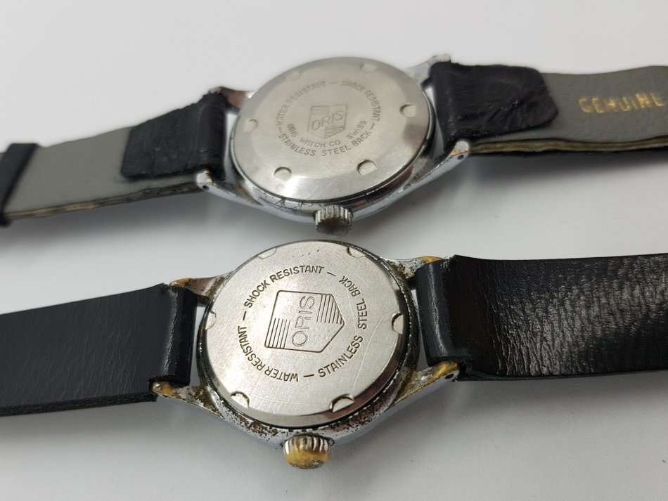 NO RESERVE!!! Swiss ORIS Pointer date His and hers combo (2 watches)