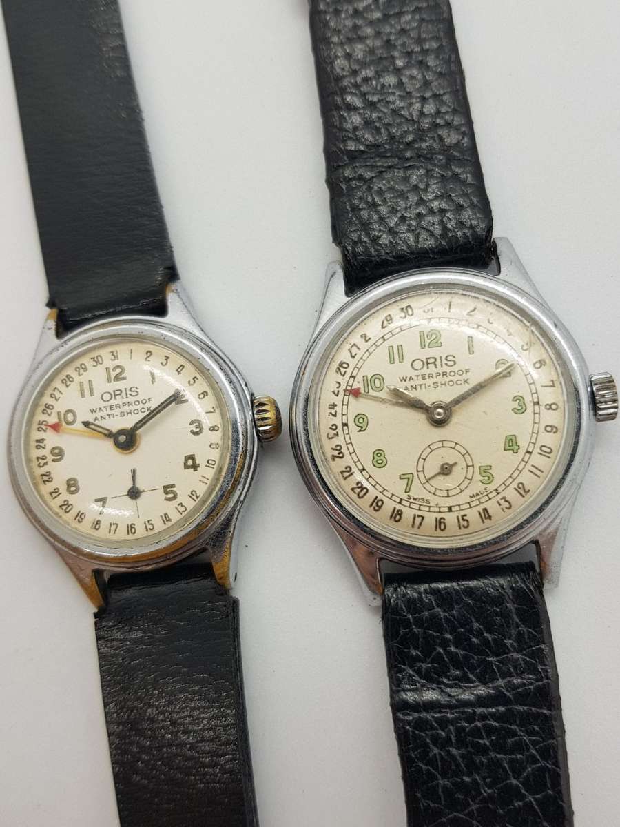 NO RESERVE!!! Swiss ORIS Pointer date His and hers combo (2 watches)
