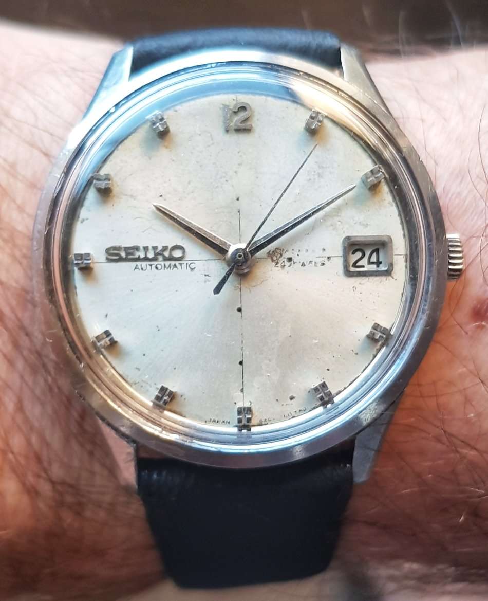 Super rare Vintage SEIKO 24 Jewel Automatic mens watch (Has a lovely story behind it)