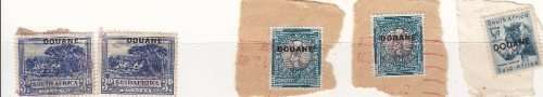 Douane overprint - As per photo