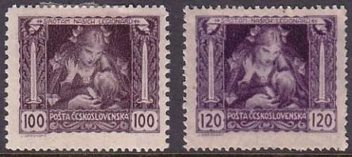 Semi postal stamps - Mint with hinge marks - 1919