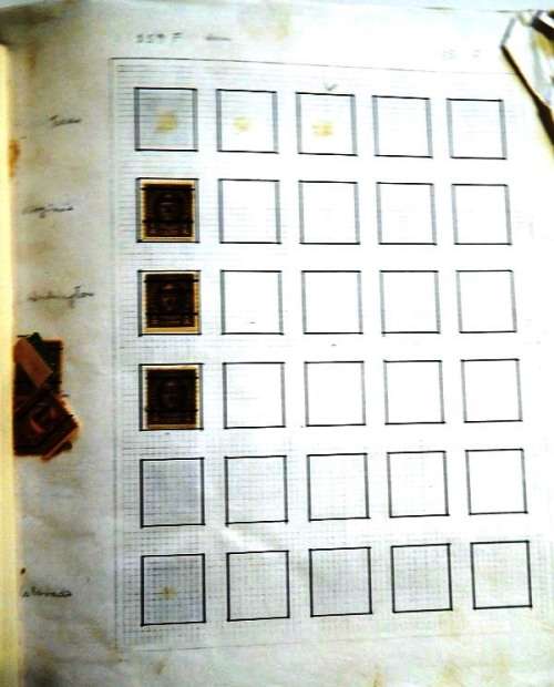 USA Bicentennial Issue stamps album - with space for all American state cancellations