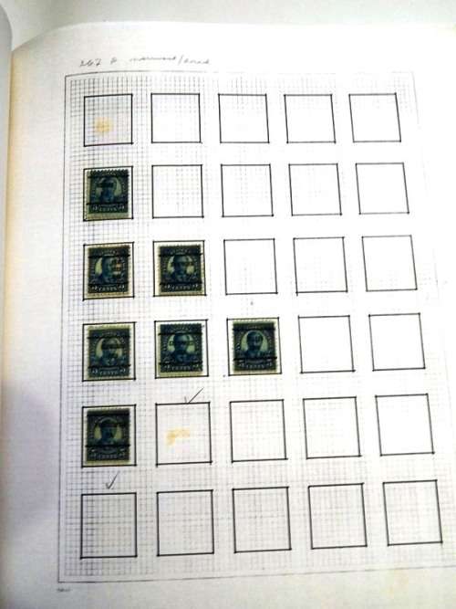 USA Bicentennial Issue stamps album - with space for all American state cancellations