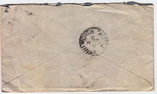 1902 cover  from England to Cape Town