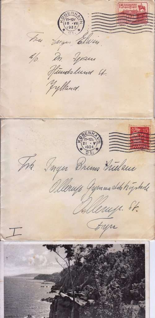 Denmark - 12 Covers and other - 1935 - As per photos