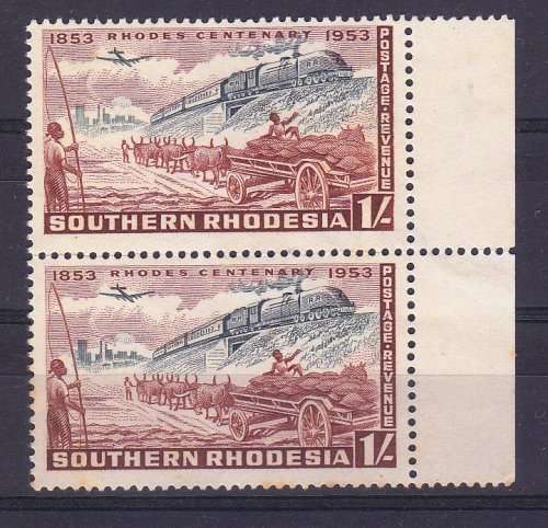 QEII - Southern Rhodesia - MNH selection - Some toning on back of some stamps