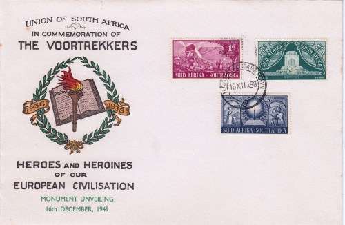 FDC - 1949 - The Voortrekkers - Excellent cover