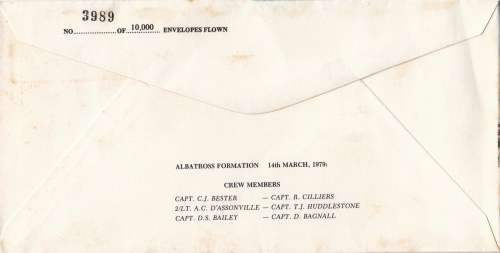 FDC - 1979 - Squadron 27 - Aviation cover #3 - toning spots