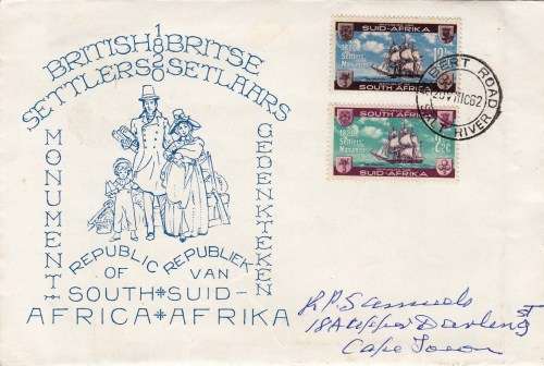 FDC - 1962 - British Settlers