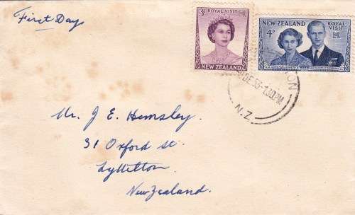 New Zealand - 1953 - FDC- QEII