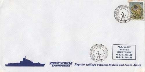 RSA - Posted at sea - S.A. VAAL - Last Voyage - 27/09/1977