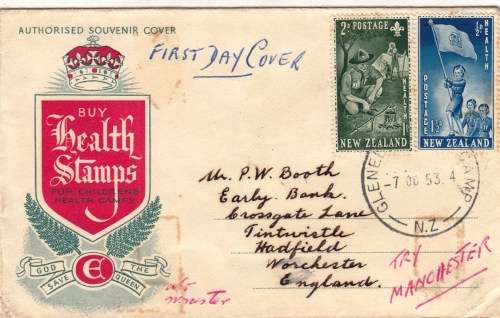 New Zealand - FDC cover - 1953