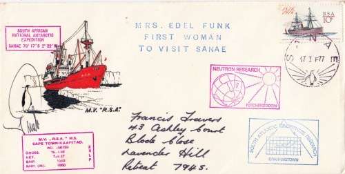 RSA - M.V. R.S.A - Posted at Sea - 1977 - Neutron Research