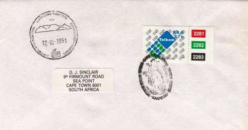 RSA - 3 covers - Telkom - 1991