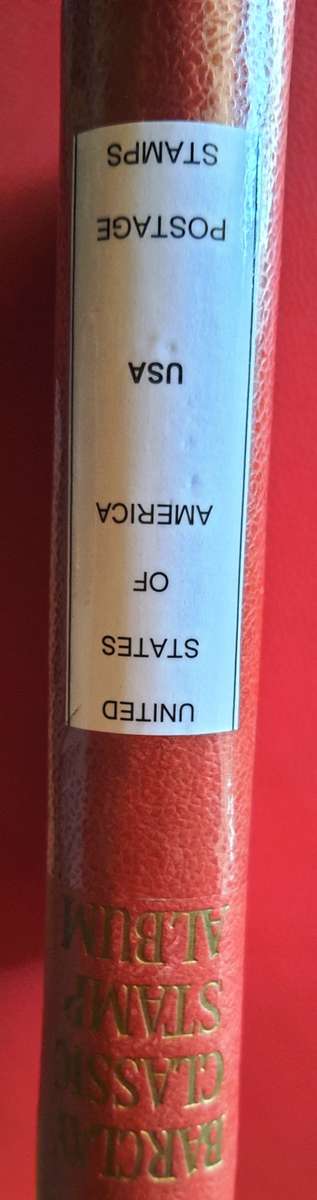 Barclay Classic Stamp Album - Pages USA labeled  - No stamps