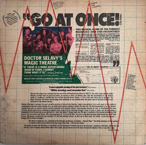 LP,DOCTOR SELAVY`S MAGIC THEATRE,SWINGING AT THE STOCK EXCHANGE,Record:VG+,Covr:VG,Label:UA,Press:US