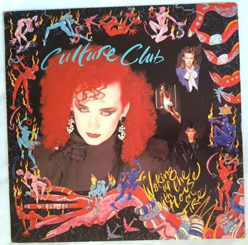 LP,CULTURE CLUB,WAKING UP WITH THE HOUSE ON FIRE,Record:VG+,Cover:VG,Label:Virgin,Press:SA