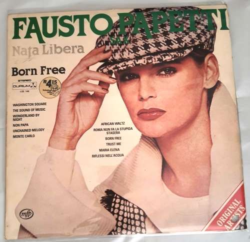 LP,FAUSTO PAPETTI,NATA LIBERA,Record:VG+,Cover:VG+,Label:Durium,CAT:LSS146,Press:SA