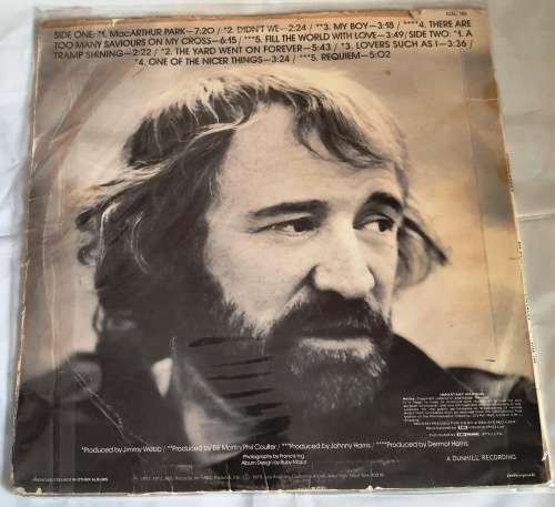 LP,Richard Harris,His Greates Performances,Record:G+,Cover:G+,Label:EMI.SJSL186