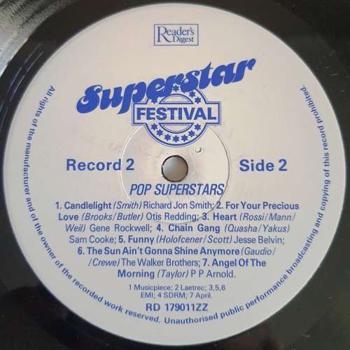 LP,Pop superstars,R:VG+,C:G