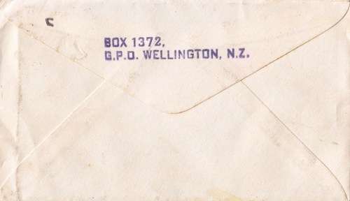 New Zealand, Official Souvenir cover, to Cape Town, 1958