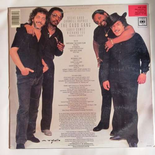 LP, The Gadd Gang, Jazz for you, R: G, C: VG,L: CBS.ASF3182, Press: RSA, Jazz