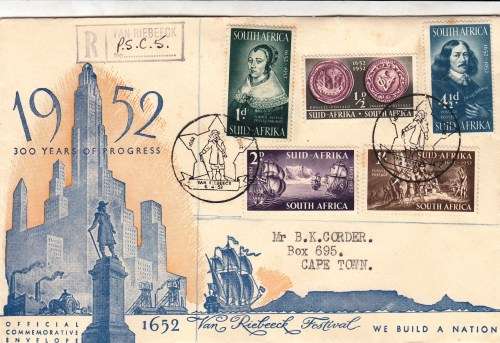Union of South Africa - 1952 - Van Riebeeck Festival