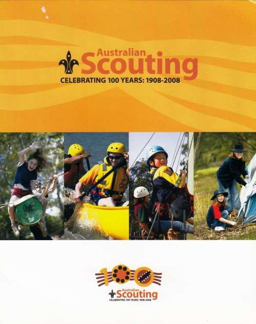 Australia - 2008 - Scout - Souvenir sheet and booklet holder