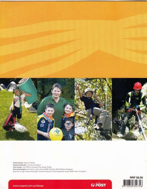 Australia - 2008 - Scout - Souvenir sheet and booklet holder