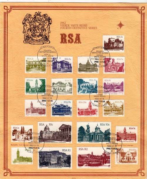 RSA - 1982 - 4st Definitive Series - The Buildings