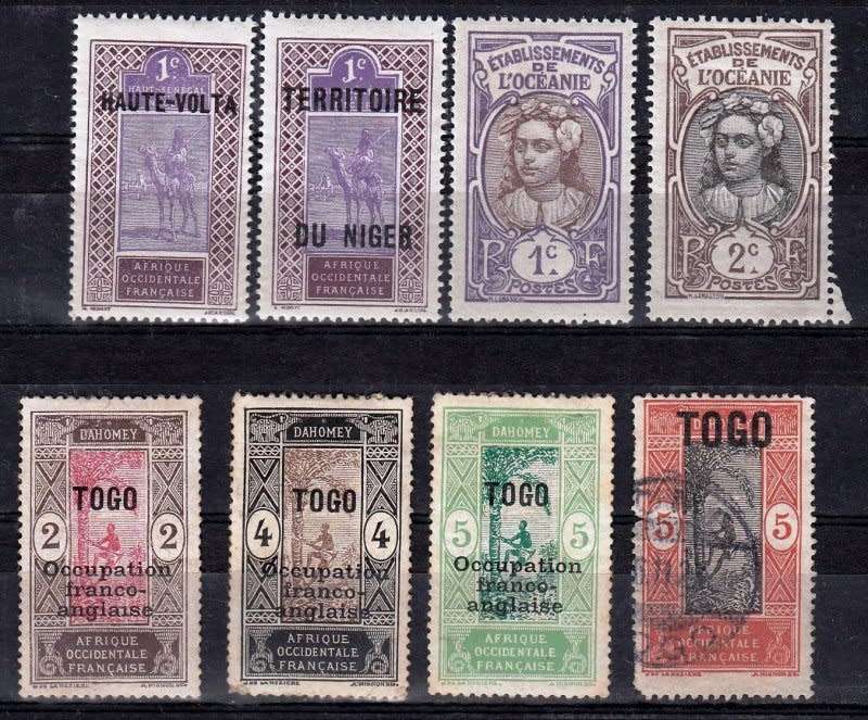 France old stamps selection,Unchecked,FU & MH,finds possible!