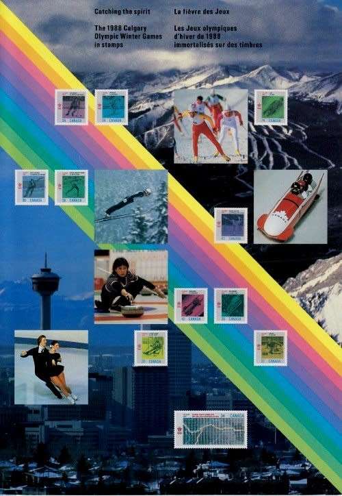 Canada, 1988 Calgary Olympic Winter Games in stamps Presentation Pack `sealed`