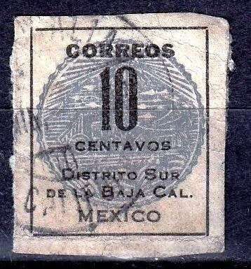 Mexico, Scott #404,1914,VFU,grey! Possible variety, Mail coaches