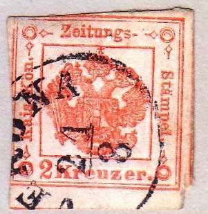 Austria, Scott #PR2,1858/9,FU,Lombardy Venetia,CV$75.00