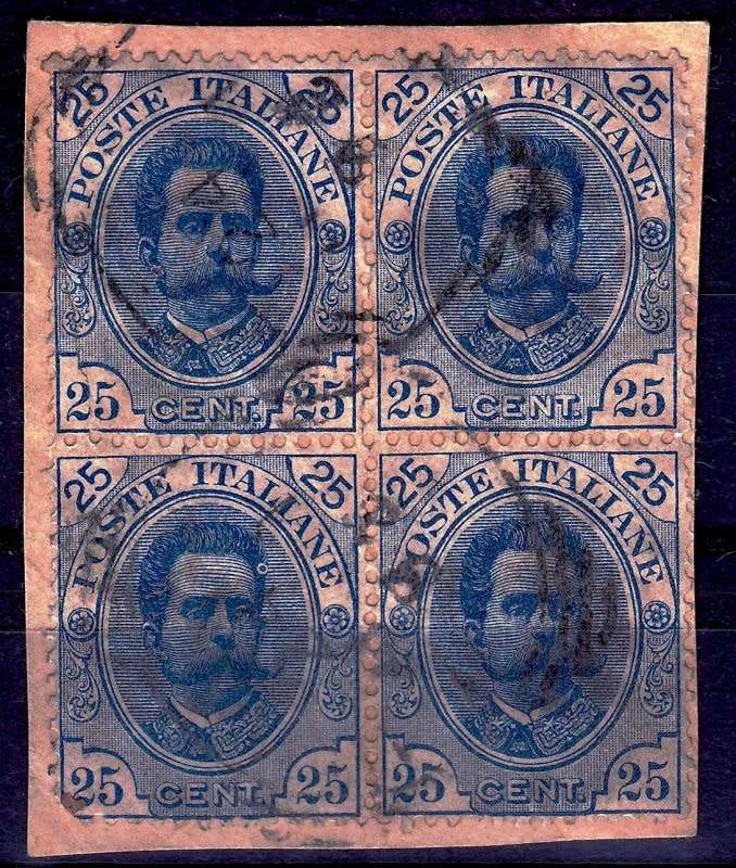 Italy, Scott #70, 1891/96,on paper,CV$36.00