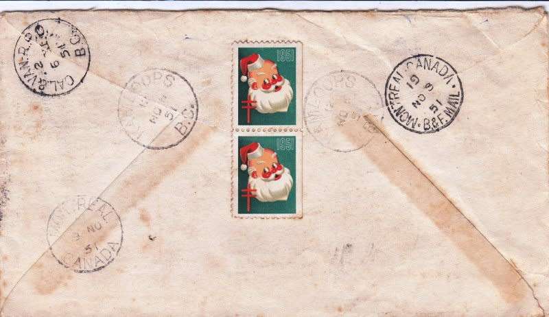 Canada, Scott #313,314,1951,FDC,Size16.6X9.4cm