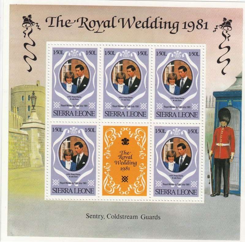 Sierra Leone,Scott #510,512,516,1981,MNH,QEII, 3 X Sheetlet