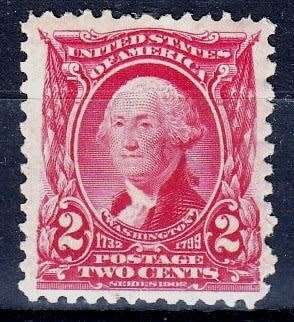 USA, Scott #301,1902/03,MH,remnant on back,CV$15.00