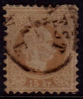 Austria, Scott #38,1874/80,FU,Perf. 9.5,Fine Print, CV$9.00
