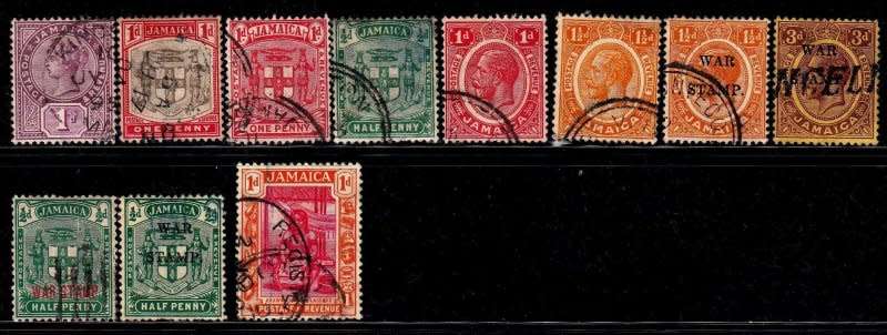 Jamaica,QV,KGV selection,VFU,As per photo