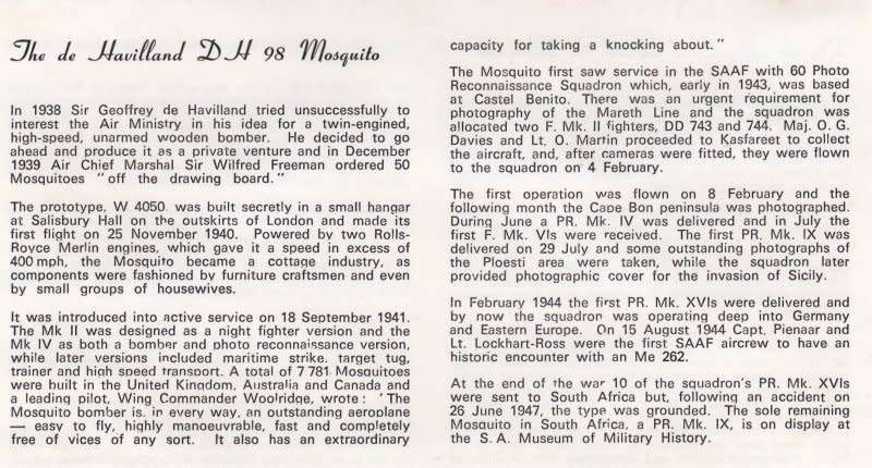 RSA,Scott#609,1983,Aviation Cover,Size19cmX10cm