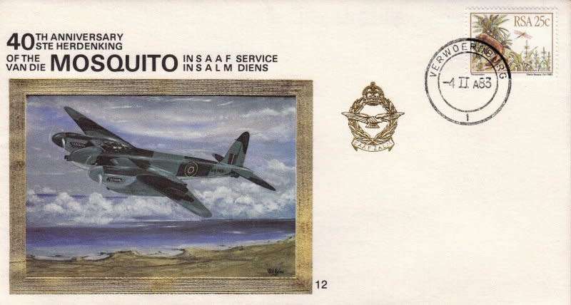 RSA,Scott#609,1983,Aviation Cover,Size19cmX10cm