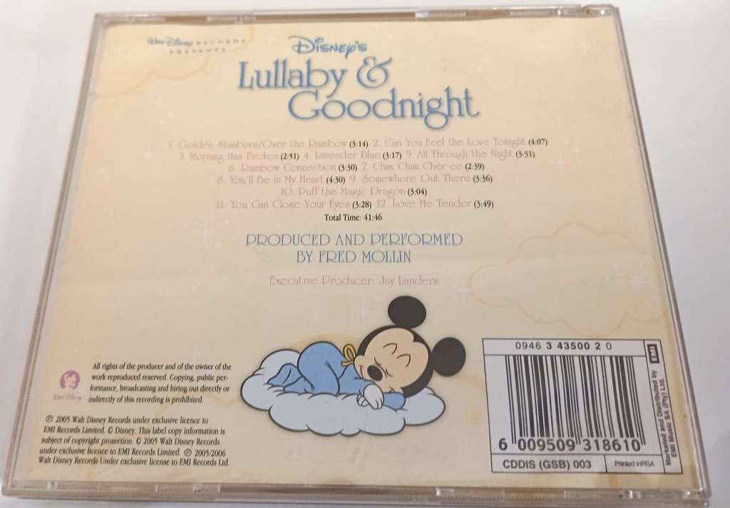 CD, Lullaby & Goodnight -  VG